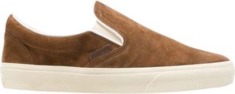 Tom Ford Brown Slip-on Sneakers
