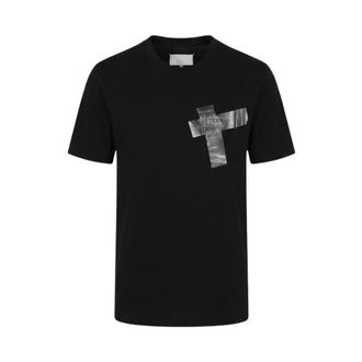 Maison Margiela T-Shirts, male, Black, Size: M T-Shirt