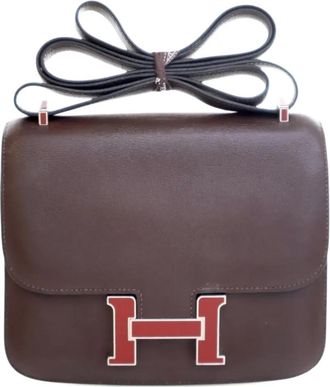 Herm&egrave;s 2013 Mini Swift Verso Constance 18 crossbody bag - Rood