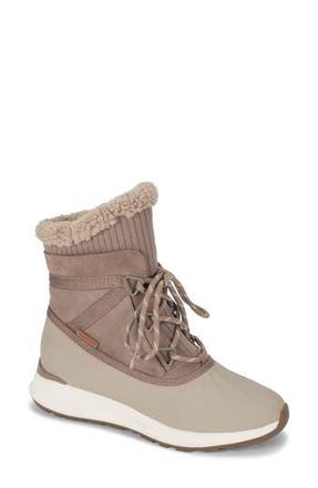 BareTraps Bandie Waterproof Faux Shearling Lined Boot in Taupe at Nordstrom Rack, Size 7.5