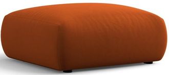 BLOOMINGLOFT Design Sitzpouf Matera 86 x 68 cm, Samtbezug