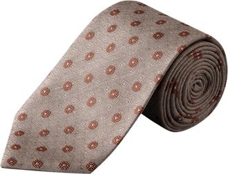 Eton Floral Woven Shantung Tie - Heren - Stropdassen - Veelkleurig - ONE Size - Accessoires