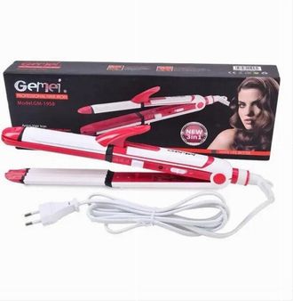 Trade Shop Trade Shop - Piastra Capelli Ferro Arricciacapelli Professionale Multistyler 3 In 1 Gm-1958