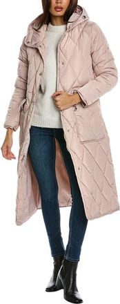 Kenneth Cole Stretch Stadium Length Puffer Coat