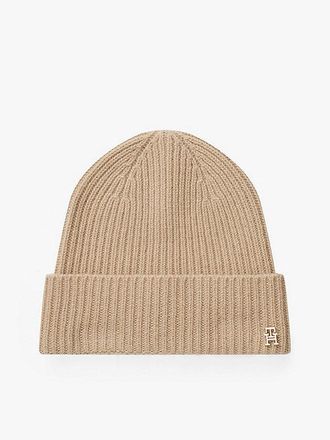 Tommy Hilfiger Pure Cashmere Rib-Knit Beanie
