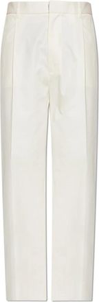 Dsquared2 Katoenen Wijde Pijpen Broek - Heren - Wijde Broeken - Beige - S - Katoen - Broeken