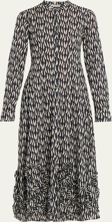Ulla Johnson Laurentine Long-Sleeve Shirtdress