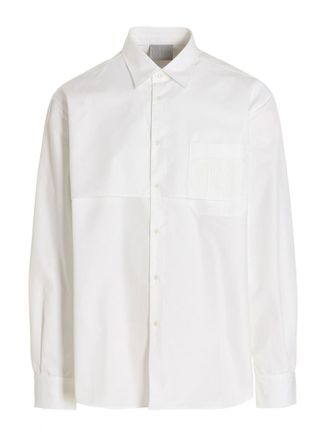 VTMNTS White Oversized Solid Shirt