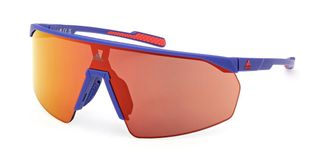 Adidas Sport SP0075 PRFM Shield 91L Womens Sunglasses Blue Size 145