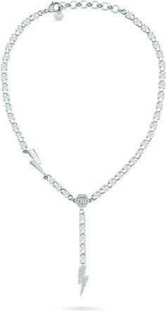 Philipp Plein Vanity Ketting Pj7Ea08Nu - Dames - Accessoires - Grijs - Maat: ONE Size Synthetisch