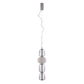 Lucande L&aacute;mpara Colgante fedra En Gris De Vidrio - Lucande