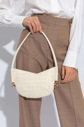 Bottega Veneta Solstice Mini Shoulder Bag, Womens, Cream