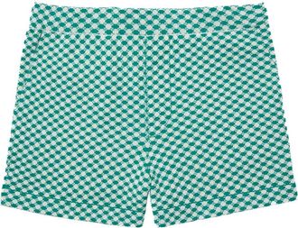 God's True Cashmere Shorts con stampa geometrica - Verde