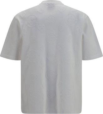 Casablanca Monogram Print Cotton T-shirt - White