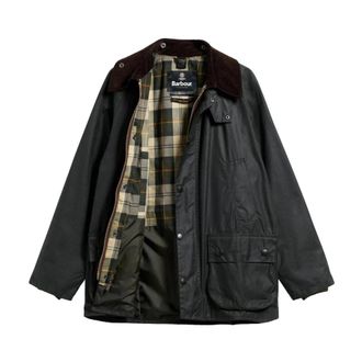 Barbour Bedale Wax Jacket - Heren - Zomerjassen - Groen - 3XS - Katoen - Jassen