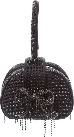 Self Portrait Rhinestone Top Handle Micro Bag
