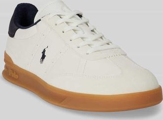 Polo Ralph Lauren Low Top Sneaker aus echtem Leder in Weiss, Gr&ouml;&szlig;e 47