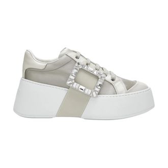 Roger Vivier Dames, Schoenen, Grijs, Maat: 37 1/2 EU Leer