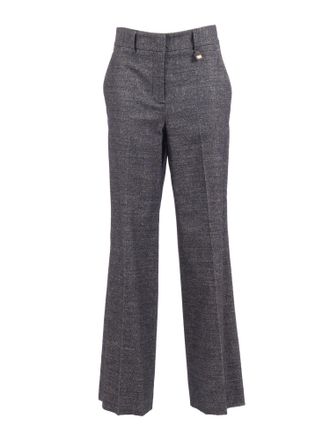 Lorena Antoniazzi Tailored Flare Pressed Crease Straight-Leg Pants