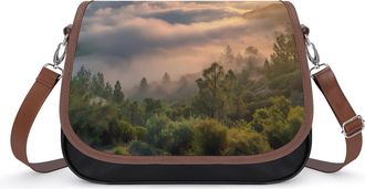 Generic Natural Scenery Clouds Sunset California Crossbody Bags for Women Shoulder Messenger Bag Purse Handbags