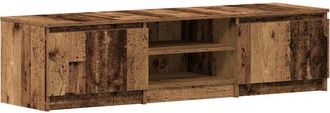 vidaXL Mueble Para Tv De Madera Antigua, 140x40x36 Cm, Madera De Ingenier&iacute;a Vidaxl