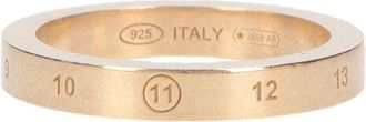 Maison Margiela Gold Numeric Silver Ring