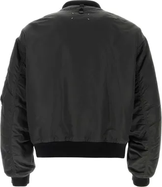 Maison Margiela Nylon Bomber Jacket - Gray