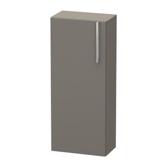 Duravit Armario Semi Alto Duravit Vero, 1105, Bisagra De Puerta Izquierda, 400mm, Color (frente/cuerpo): Flanela Gris Seda Lacado Mate - Ve1105l9090