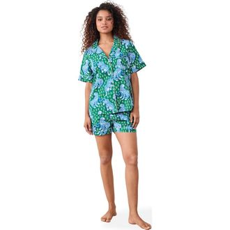 Printfresh Short PJ Set in Green Juice at Nordstrom, Size X-Large