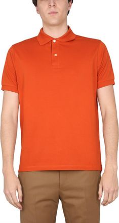 Paul Smith Orange Shirt Collar Polo