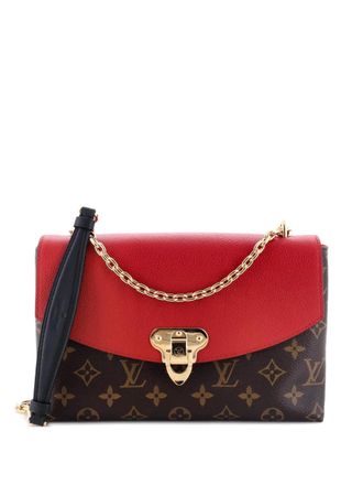 Louis Vuitton Saint Placide Handbag Monogram Canvas and Leather shoulder bag - Marrone