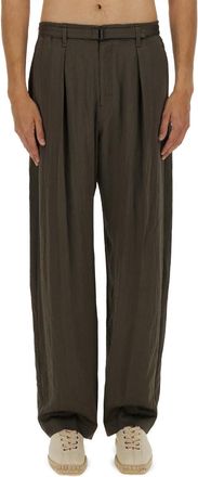 Christophe Lemaire Relaxed Pants With Belt-Uomo