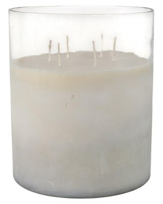 Sagebrook Home 12X10in 349Oz Jasmine Frosted Glass Candle