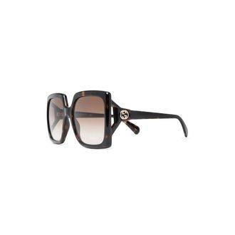 Gucci Sunglasses - female - Gucci - Sunglasses - Brown - 60 MM - Accessories