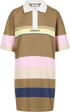 Iceberg Polo Jersey Jurk - Dames - Korte kleedjes - Veelkleurig - S - Kleedjes