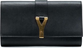 Saint Laurent 2000-2012 Leather Chyc Ligne clutch bag - Nero