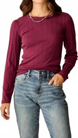 Carve Designs Ever Long Sleeve Top In Nirvana