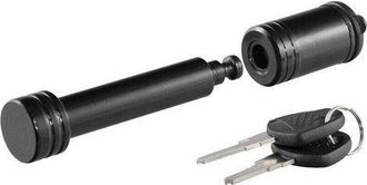 OEM Candado Negro Para Enganche De Remolque, Pasador De 5/8 De Pulgada De Di&aacute;metro, Compatible Con Receptores De 2 Pulgadas