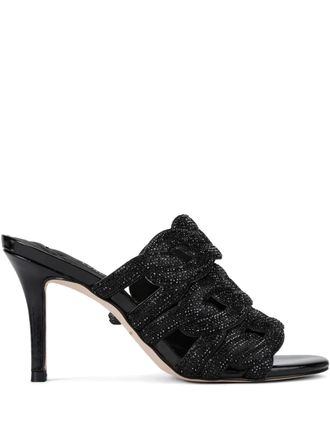 Kurt Geiger Sandali con strass 85mm - Nero