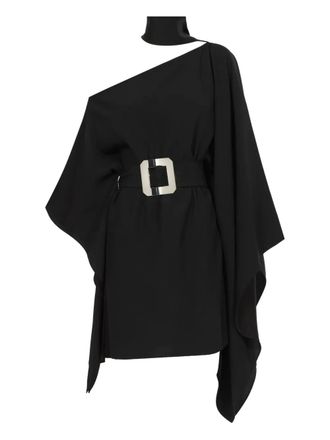 Taller Marmo Taylor one-shoulder mini dress - women - Viscose/Acetate - OS - Black