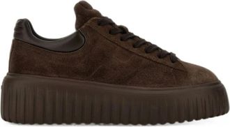 Hogan H-Stripes Trainers - female - Hogan - Sneakers - Brown - 2 1/2 UK - Shoes