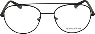 Calvin Klein Jeans CKJ20304 Round Metal Frame Eyeglasses - Black