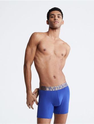 Calvin Klein Mens Icon Micro Boxer Brief - Blue - XL
