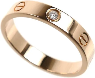 Cartier Pink Gold (18K) Band Ring (Pre-Owned)