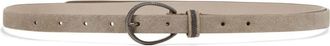 Brunello Cucinelli Monili-detail suede belt - women - Leather - M - Neutrals
