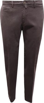BRIGLIA 1949 Slim Fit Katoenen Broek - Heren - Chinos - Grijs - 2XL - Katoen - Broeken