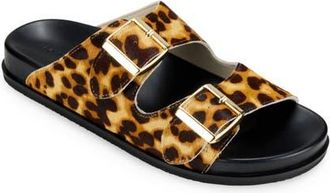 Yosi Samra Maya Slide Sandal in Leopard at Nordstrom, Size 11