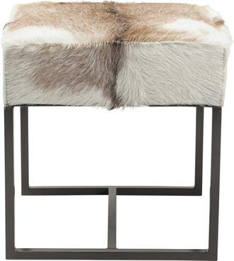 Kare Design Taburete de piel multicolor