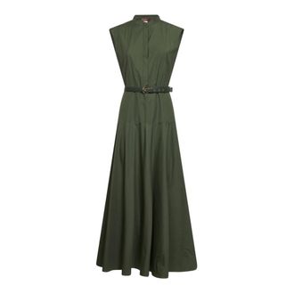 Max Mara Midi Dresses, female, Green, Size: M Gesto Dress