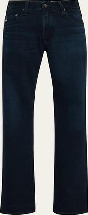 AG - Adriano Goldschmied Mens Everett Slim Straight-Leg Jeans In 5 Years Lost Coast